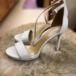 Michael Kors MK White Sexy Heels - open toes